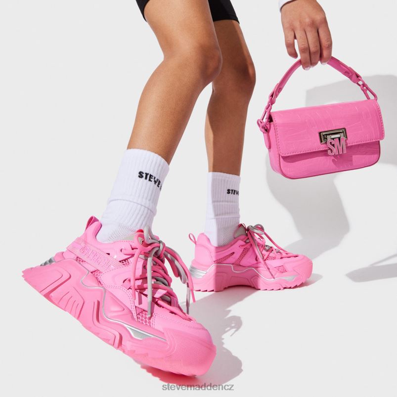 Taška sytě růžová LR2BN373 unisex Steve Madden bcoaster