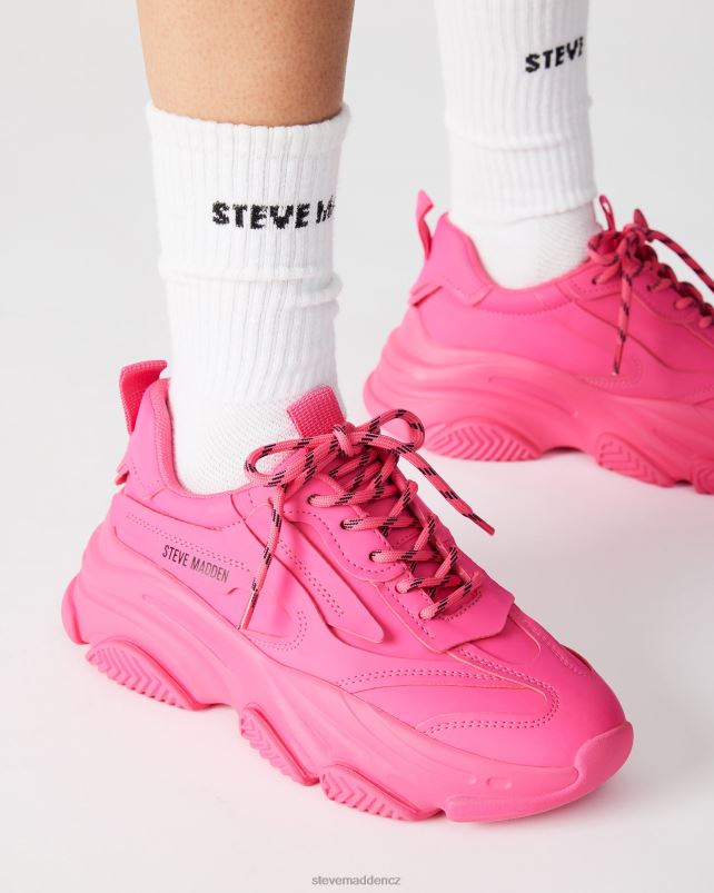 obuv růžové neonové LR2BN251 ženy Steve Madden majetek